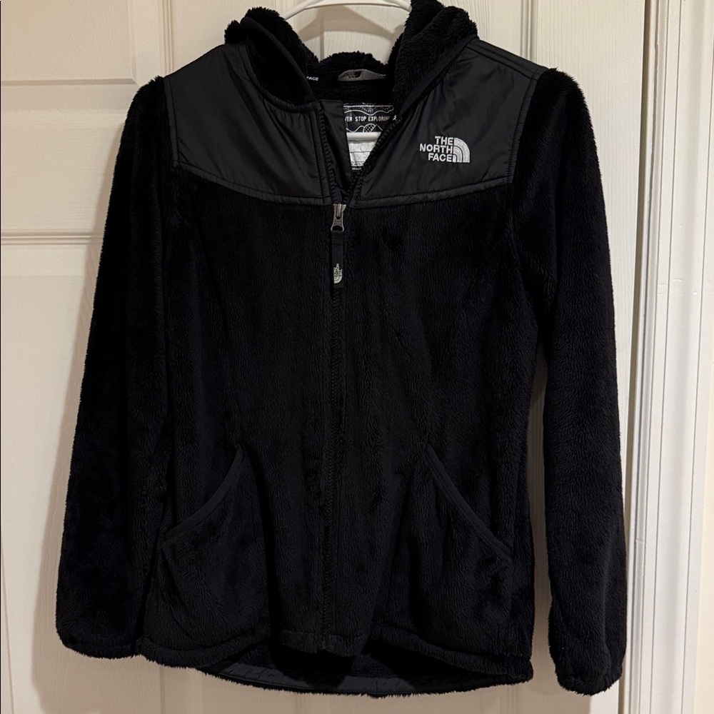 The North Face Kids Black Hooded Fleece